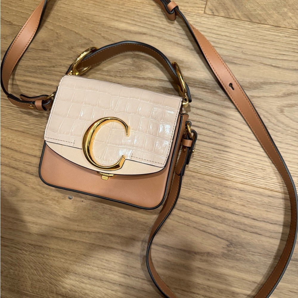 Chloe Beige and Brown Crossbody Bag
Chloe C bag, excellent condition